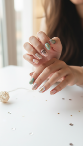 Cute Nails for Eid at Home