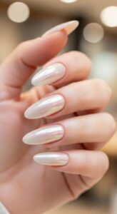 2. Glazed Doughnut Chrome Nails