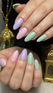 Pastel Eid Nails