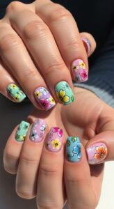 Floral Nails