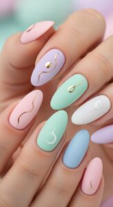 Soft Pastel Nails