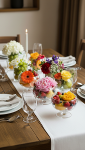 9 Fruit and Flower Centrepieces