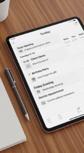 Include a Personalised Message for Each Event