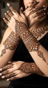 Jewellery Style Mehndi Designs