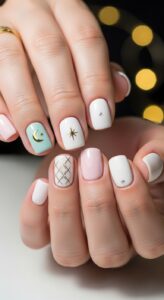 Minimal Cute Nails for Eid