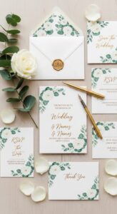 Use Wedding-Themed Stationery