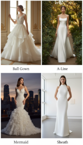 Wedding dress styles