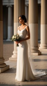 Column Wedding Dress