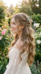 Romantic Twisted Half-Up Hairstyle