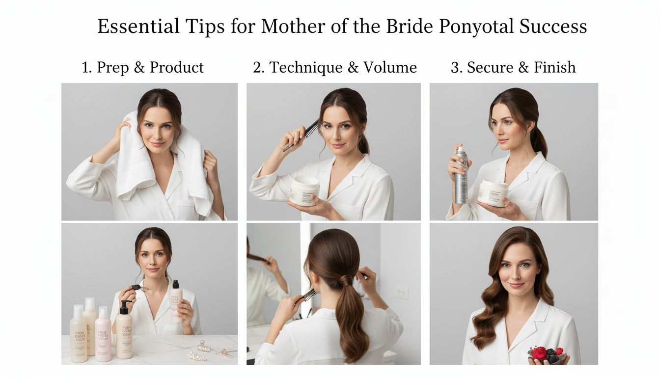 Essential Tips for Mother of the Bride Ponytail Success