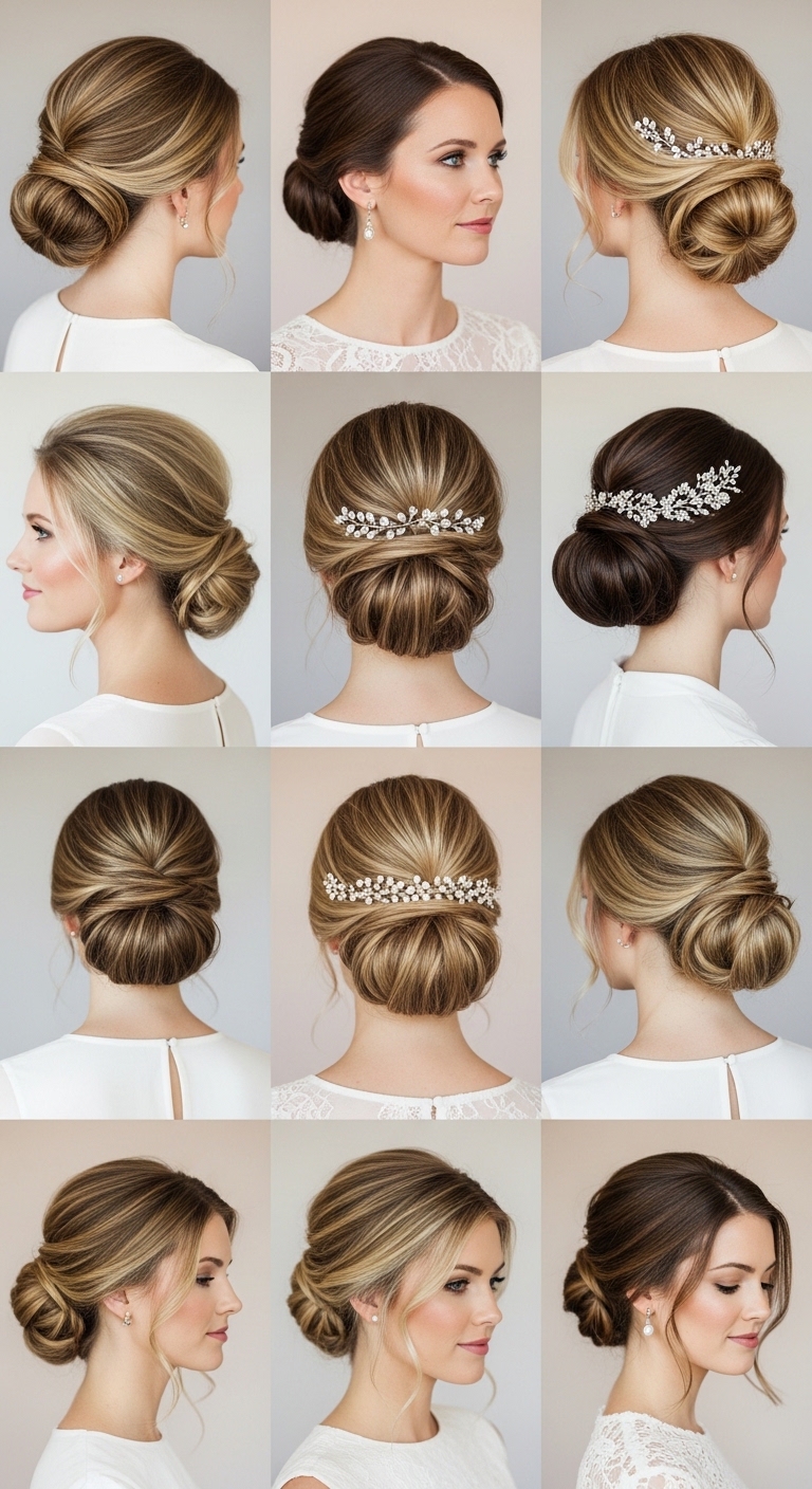 15 Low Chignon Hairstyles for Mother of the Bride Nest Bridal