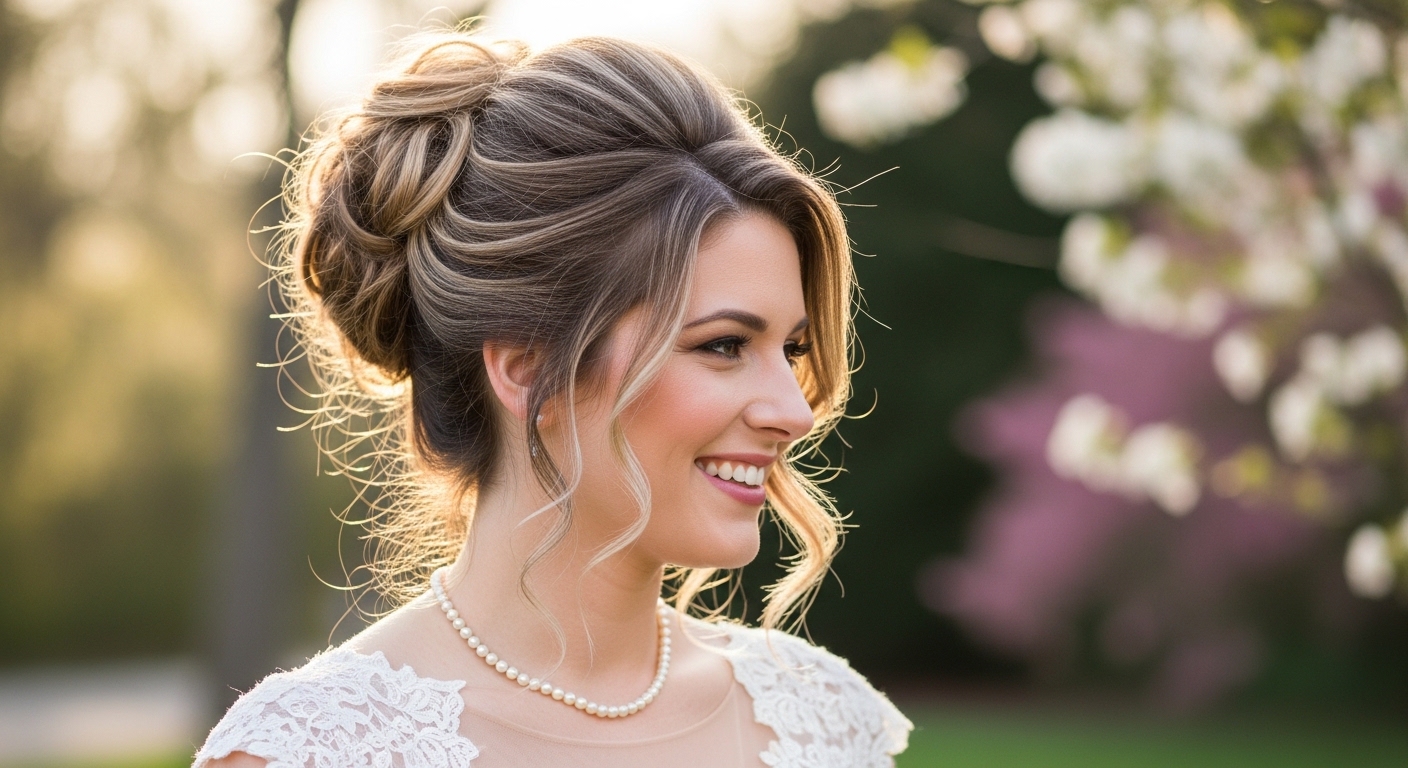Wedding Hairstyles for Round Faces to Look Slim