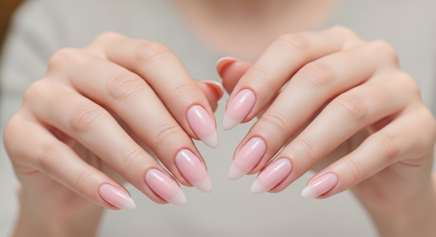 Milky Pink Nails